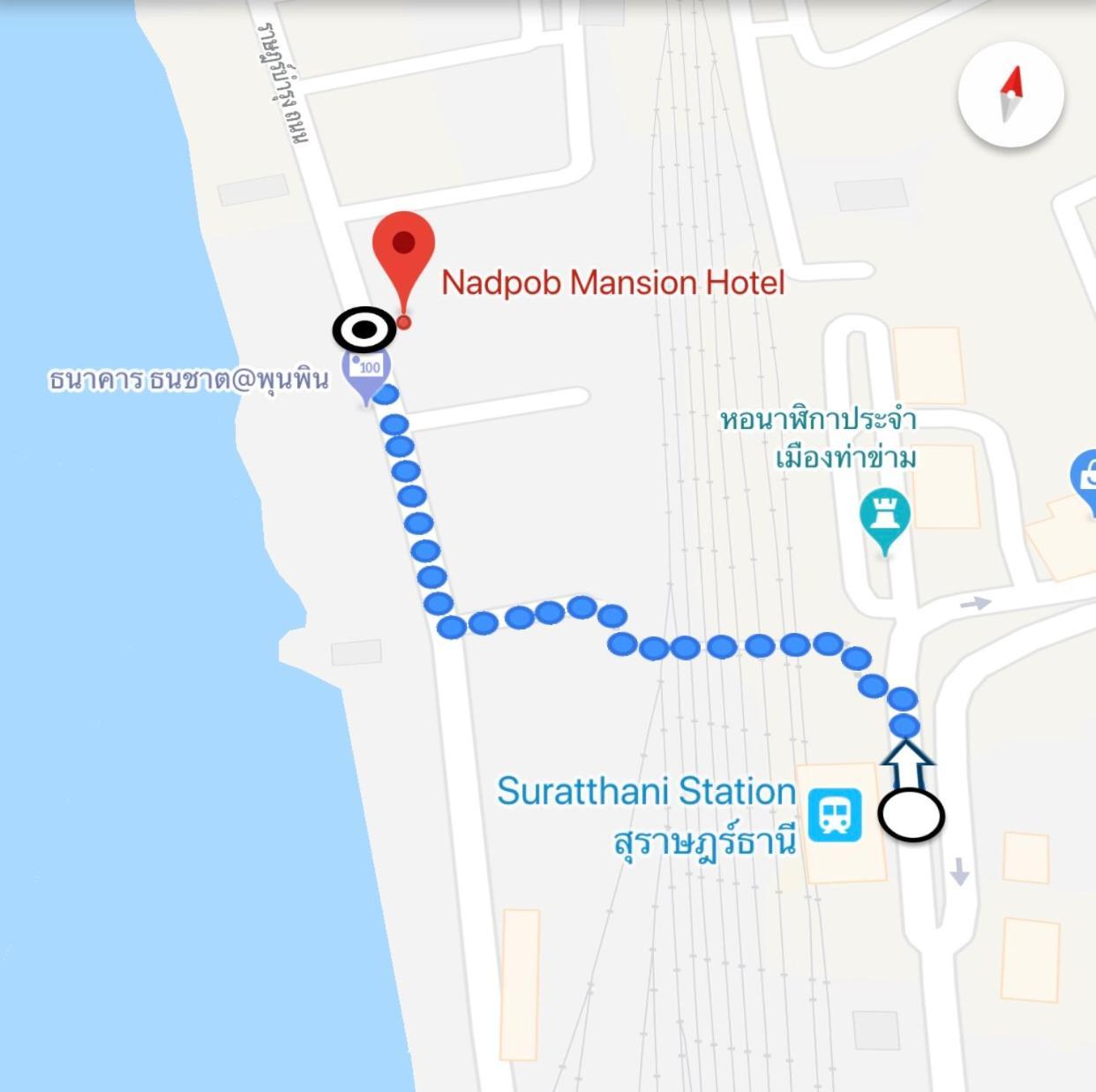 فندق Nadpob Mansion سوراثاني المظهر الخارجي الصورة